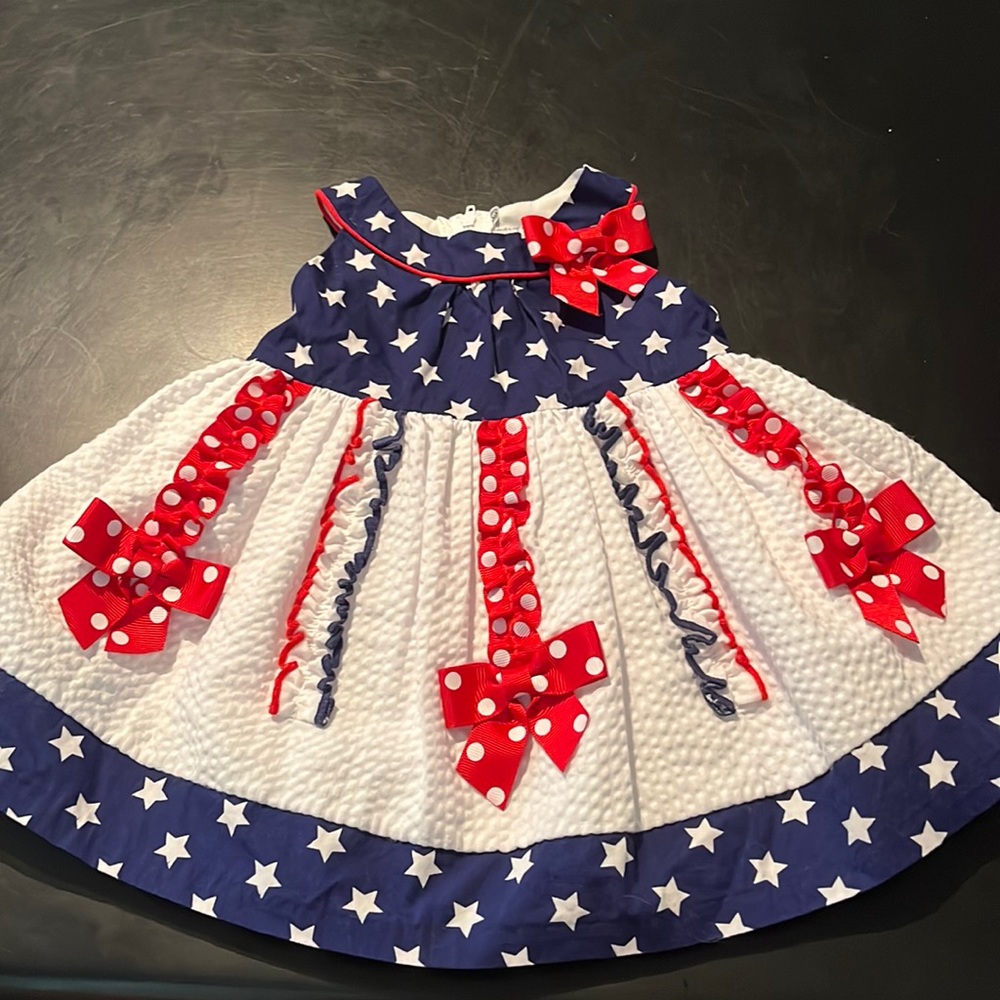 Girls 3-6mo 4th of July dress